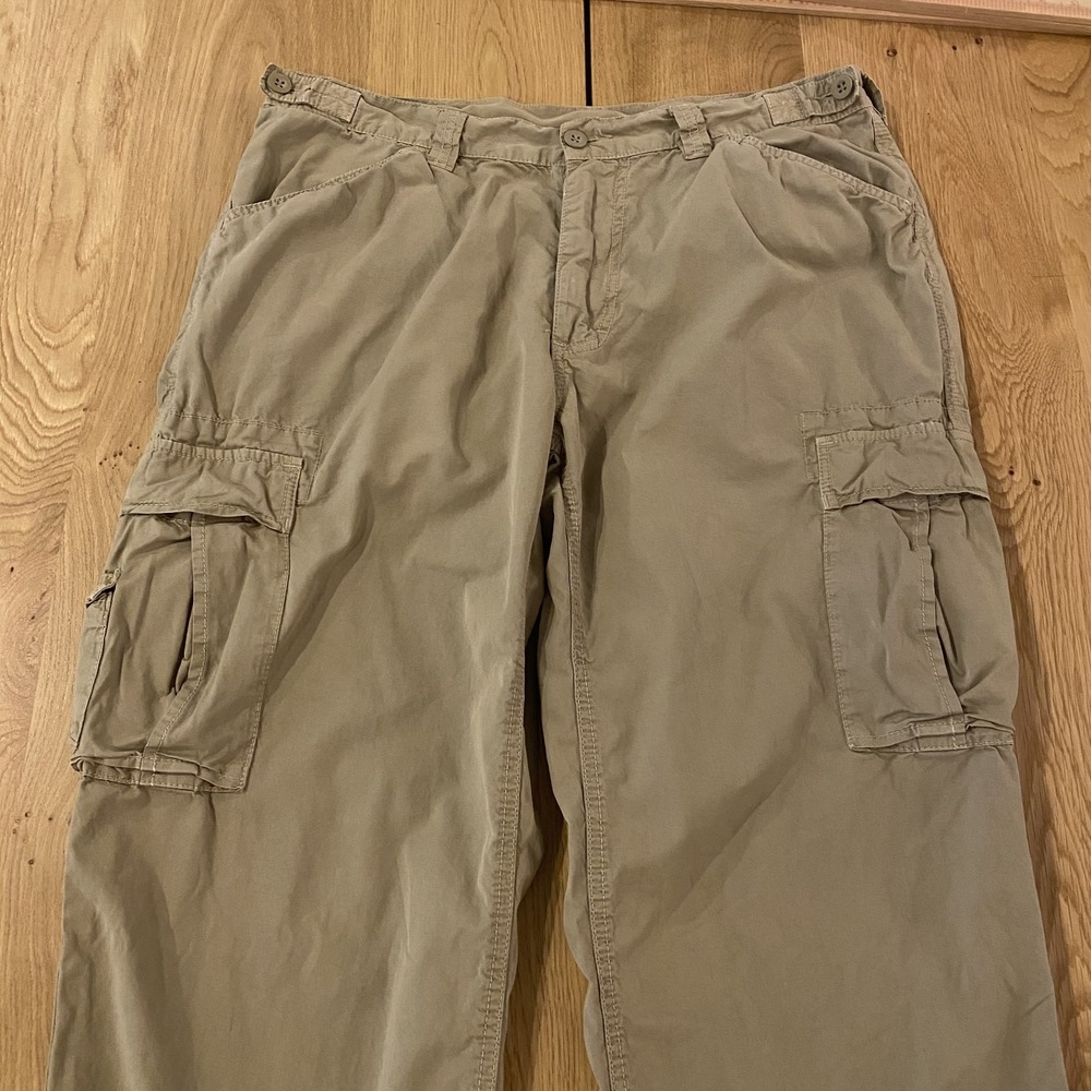Vintage 90s Polo Ralph Lauren Cargo Tactical Pants Mens Actual Sz 36x32 Tan